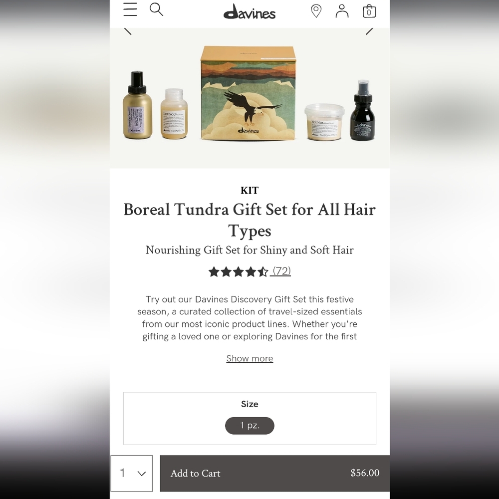 Davines Boreal Tundra Hair Care Set - Nourishing Essentials